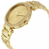 Buy Shop Michael Kors Parker Gold Mother of Pearl Dial Gold Steel Strap Watch for Women - MK6425 USA Online