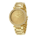 Buy Shop Michael Kors Parker Gold Mother of Pearl Dial Gold Steel Strap Watch for Women - MK6425 USA Online