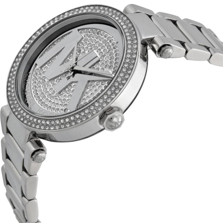 Buy Shop Michael Kors Parker Silver Dial Silver Steel Strap Watch for Women - MK5925 USA Online