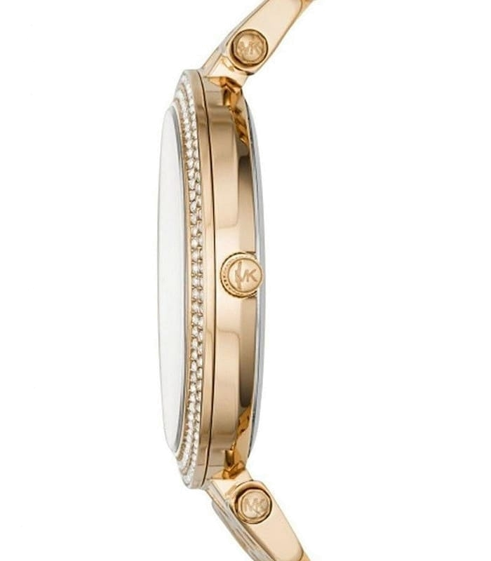 Buy Shop Michael Kors Parker Mother of Pearl Dial Two Tone Steel Strap Watch for Women - MK6400 USA Online