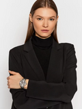 Buy Shop Michael Kors Parker Quartz Silver Dial Silver Steel Strap Watch For Women - MK6658 USA Online