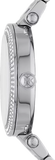 Buy Shop Michael Kors Parker Quartz Silver Dial Silver Steel Strap Watch For Women - MK6658 USA Online