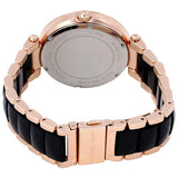 Buy Shop Michael Kors Parker Mother of Pearl Black Dial Two Tone Steel Strap Watch for Women - MK6414 USA Online