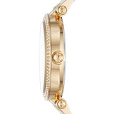 Buy Shop Michael Kors Parker Mother of Pearl Dial Two Tone Steel Strap Watch for Women - MK6400 USA Online