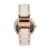 Buy Shop Michael Kors Parker Mother of Pearl Pink Dial Two Tone Steel Strap Watch for Women - MK6402 USA Online