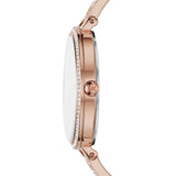 Buy Shop Michael Kors Parker Mother of Pearl Pink Dial Two Tone Steel Strap Watch for Women - MK6402 USA Online