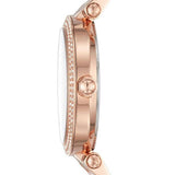 Buy Shop Michael Kors Parker Mother of Pearl Pink Dial Two Tone Steel Strap Watch for Women - MK6402 USA Online