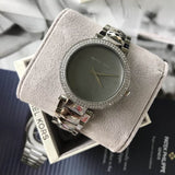 Buy Shop Michael Kors Parker Mother of Pearl Silver Steel Strap Watch for Women - MK6424 USA Online