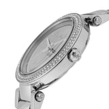 Buy Shop Michael Kors Parker Mother of Pearl Silver Steel Strap Watch for Women - MK6424 USA Online