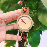 Buy Shop Michael Kors Parker Mother Of Pearl White Dial Two Tone Steel Strap Watch For Women - MK6518 USA Online