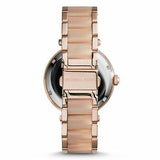 Buy Shop Michael Kors Parker Pink Dial Pink Steel Strap Watch for Women - MK6176 USA Online