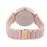 Buy Shop Michael Kors Parker Pink Dial Pink Steel Strap Watch for Women - MK6176 USA Online
