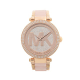 Buy Shop Michael Kors Parker Pink Dial Pink Steel Strap Watch for Women - MK6176 USA Online