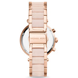 Buy Shop Michael Kors Parker Pink Dial Two Tone Steel Strap Watch for Women - MK5896 USA Online