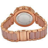 Buy Shop Michael Kors Parker Pink Dial Two Tone Steel Strap Watch for Women - MK5896 USA Online