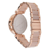 Buy Shop Michael Kors Parker Pink Dial Two Tone Steel Strap Watch for Women - MK5896 USA Online