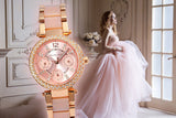 Buy Shop Michael Kors Parker Pink Dial Two Tone Steel Strap Watch for Women - MK6110 USA Online