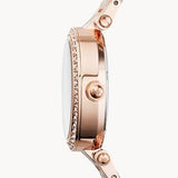 Buy Shop Michael Kors Parker Pink Dial Two Tone Steel Strap Watch for Women - MK6110 USA Online