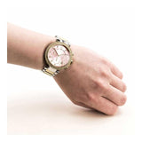 Buy Shop Michael Kors Parker Pink Dial Two Tone Steel Strap Watch for Women - MK6140 USA Online