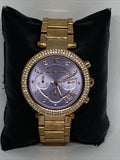 Buy Shop Michael Kors Parker Purple Dial Rose Gold Steel Strap Watch for Women - MK6169 USA Online