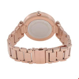 Buy Shop Michael Kors Parker Quartz Rose Gold Dial Rose Gold Steel Strap Watch For Women - MK6660 USA Online