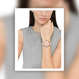 Buy Shop Michael Kors Parker Rose Gold Dial Rose Gold Steel Strap Watch for Women - MK5865 USA Online