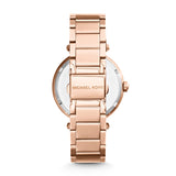 Buy Shop Michael Kors Parker Rose Gold Dial Rose Gold Steel Strap Watch for Women - MK5865 USA Online