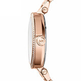 Buy Shop Michael Kors Parker Rose Gold Dial Rose Gold Steel Strap Watch for Women - MK5865 USA Online