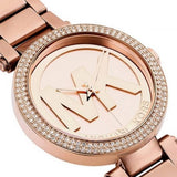 Buy Shop Michael Kors Parker Rose Gold Dial Rose Gold Steel Strap Watch for Women - MK5865 USA Online