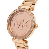 Buy Shop Michael Kors Parker Rose Gold Dial Rose Gold Steel Strap Watch for Women - MK5865 USA Online