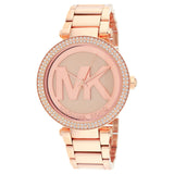 Buy Shop Michael Kors Parker Rose Gold Dial Rose Gold Steel Strap Watch for Women - MK5865 USA Online