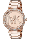 Buy Shop Michael Kors Parker Rose Gold Dial Rose Gold Steel Strap Watch for Women - MK5865 USA Online