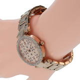 Buy Shop Michael Kors Parker Rose Gold Dial Steel Strap Watch for Women - MK6470 USA Online