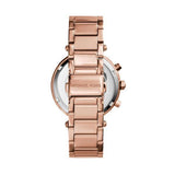 Buy Shop Michael Kors Parker Rose Gold Dial Steel Strap Watch for Women - MK6470 USA Online