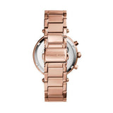 Buy Shop Michael Kors Parker Rose Gold Dial Steel Strap Watch for Women - MK6470 USA Online