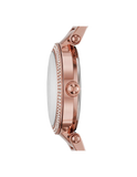Buy Shop Michael Kors Parker Rose Gold Dial Steel Strap Watch for Women - MK6470 USA Online