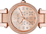 Buy Shop Michael Kors Parker Rose Gold Dial Steel Strap Watch for Women - MK6470 USA Online