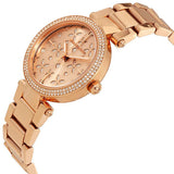 Buy Shop Michael Kors Parker Rose Gold Dial Steel Strap Watch for Women - MK6470 USA Online