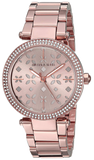 Buy Shop Michael Kors Parker Rose Gold Dial Steel Strap Watch for Women - MK6470 USA Online