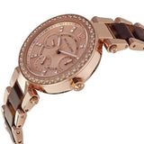 Buy Shop Michael Kors Parker Rose Gold Dial Two Tone Steel Strap Watch for Women - MK6239 USA Online