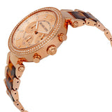 Buy Shop Michael Kors Parker Rose Gold Dial Two Tone Steel Strap Watch for Women - MK6239 USA Online