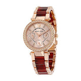 Buy Shop Michael Kors Parker Rose Gold Dial Two Tone Steel Strap Watch for Women - MK6239 USA Online