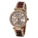 Buy Shop Michael Kors Parker Rose Gold Dial Two Tone Steel Strap Watch for Women - MK6239 USA Online