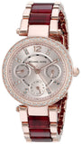 Buy Shop Michael Kors Parker Rose Gold Dial Two Tone Steel Strap Watch for Women - MK6239 USA Online