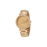 Buy Shop Michael Kors Parker Rose Gold Dial with Diamonds Rose Gold Steel Strap Watch for Women - MK6426 USA Online