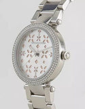 Buy Shop Michael Kors Parker Silver Dial Silver Stainless Steel Strap Watch for Women - MK6483 USA Online