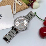 Buy Shop Michael Kors Parker Silver Dial Silver Stainless Steel Strap Watch for Women - MK6483 USA Online