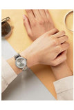 Buy Shop Michael Kors Parker Silver Dial Silver Stainless Steel Strap Watch for Women - MK6483 USA Online