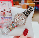 Buy Shop Michael Kors Parker Silver Dial Silver Stainless Steel Strap Watch for Women - MK6483 USA Online
