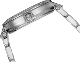 Buy Shop Michael Kors Parker Silver Dial Silver Stainless Steel Strap Watch for Women - MK6483 USA Online